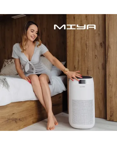 Purificateur d'air Kiano Miya filtre préliminaire, à charbon et HEPA 13 smart