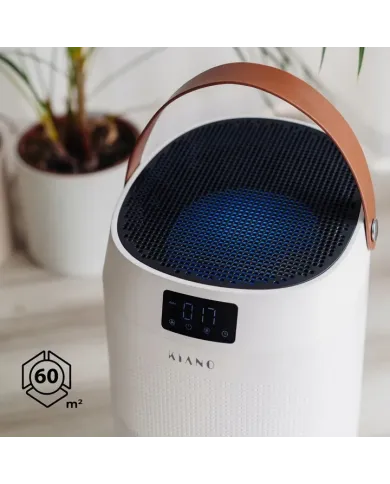 Purificateur d'air Kiano Miya filtre préliminaire, à charbon et HEPA 13 smart